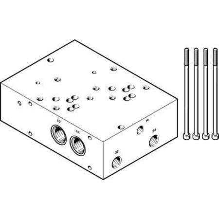 FESTO Sub-Base VABP-S1-2V1G-G38-2 VABP-S1-2V1G-G38-2